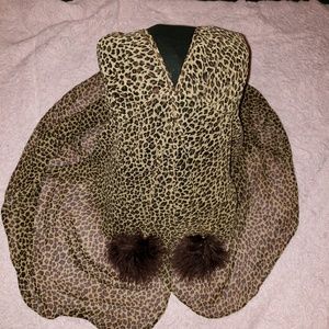 cheetah print babydoll